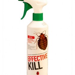 Effective Kill  Εντομοκτόνο Ακαρεοκτόνο Σκέυασμα για Κοριούς,Αράχνες,Σφήκες,,Σκορπιούς,Ψαράκια,Σκώρους Ρούχων,Ακάρεα Σκόνης 500ml