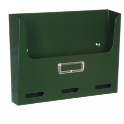 Κουτί Εντύπων Μεταλλικό σε Κυπαρρισί Χρώμα 34x4.4x25cm