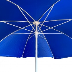Ομπρέλα Θαλάσσης Διαμέτρου 2.4m Μπλε Double Rib